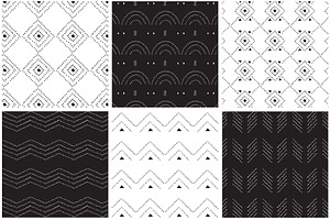 Dotted Vector Patterns & Tiles