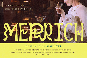 Merrich Whimsical Display Font