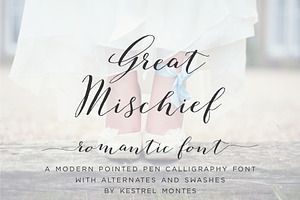 Great Mischief Hand Calligraphy
