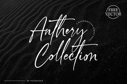 Anthery Collection Signature Font