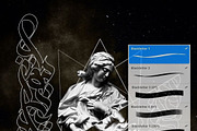 lettering brushes procreate brush, a Brush Add-On by EnriqueSaezStudio (Thumbnail 6 of 6)