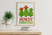 Howdy Christmas Tree Sublimation, an Illustration by Libby Wishes (Thumbnail 5 of 6)