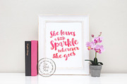 Styled Frame Mockup - orchids, a Print Template by One Little Creative (Thumbnail 2 of 2)