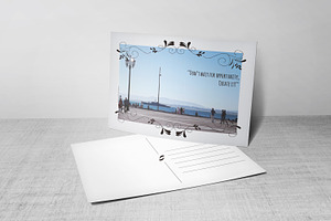 Postcard Template (w/ photo)