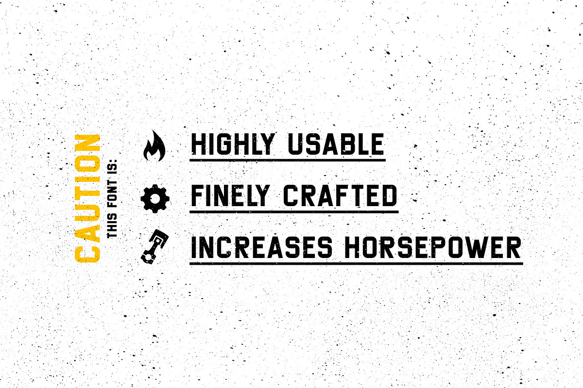 Thunder - Industrial Typeface, a Sans Serif Font by HipFonts (Photo 2 of 8)