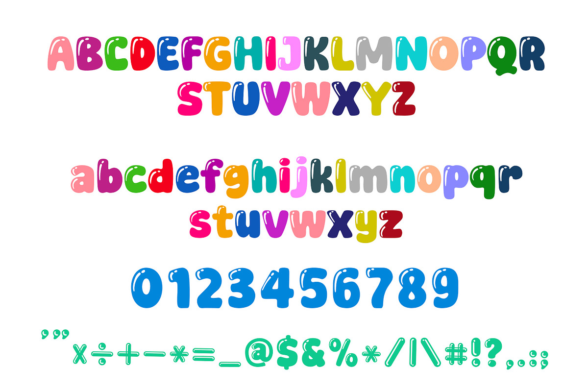 Bubbly - Bubble Display Font, a Sans Serif Font by OWPictures (Photo 9 of 9)