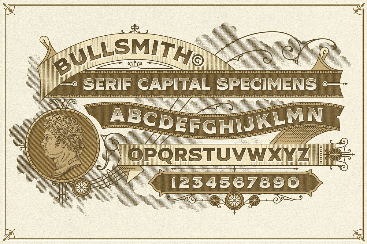 NS BULLSMITH Fonts preview 6