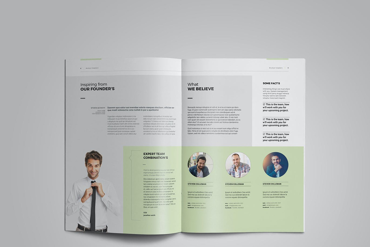 Olive Annual Report, a Brochure Template by Elite_Standard (Photo 5 of 14)