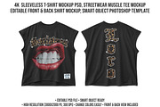 4K Sleeveless T-Shirt Mockup PSD, a Shirt Mockup by std.badboy (Thumbnail 1 of 4)