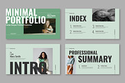 Minimal Portfolio Presentation, a Presentation Template by Mighty-Slide (Thumbnail 2 of 6)