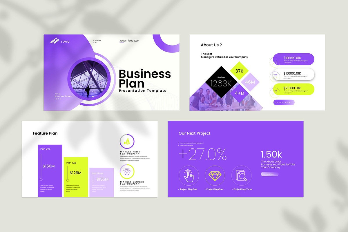 Business Plan Presentation Template, a Presentation Template by Soraclod (Photo 2 of 9)