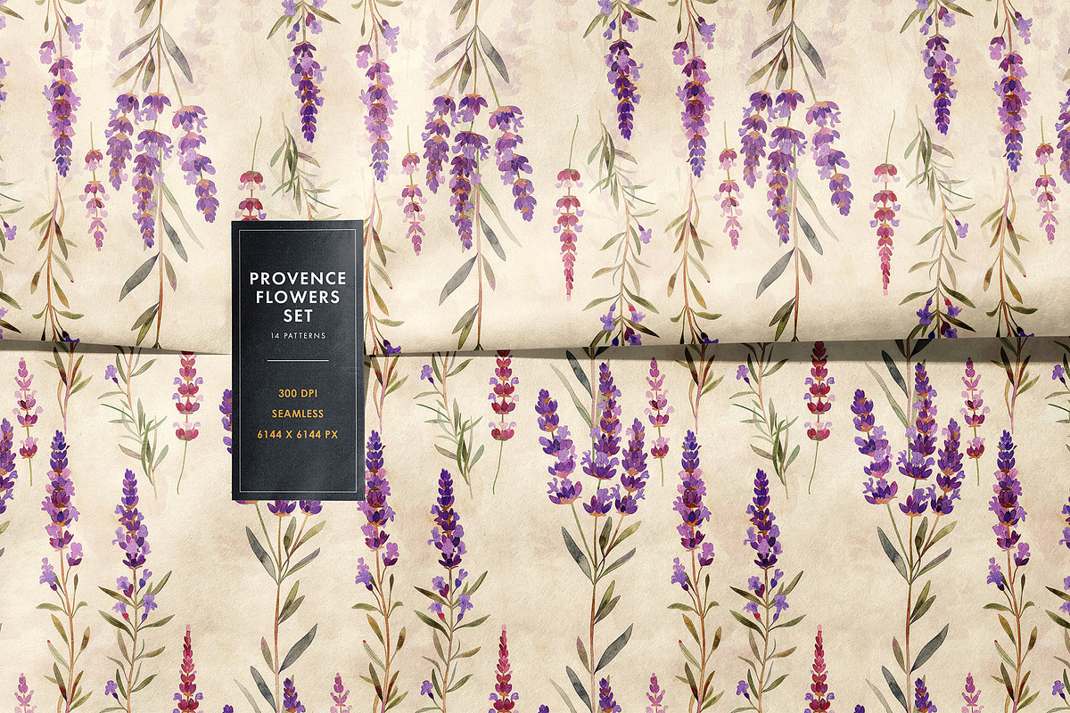 Provence Floral Patterns, a Pattern Graphic by Ninterints (Photo 17 of 22)