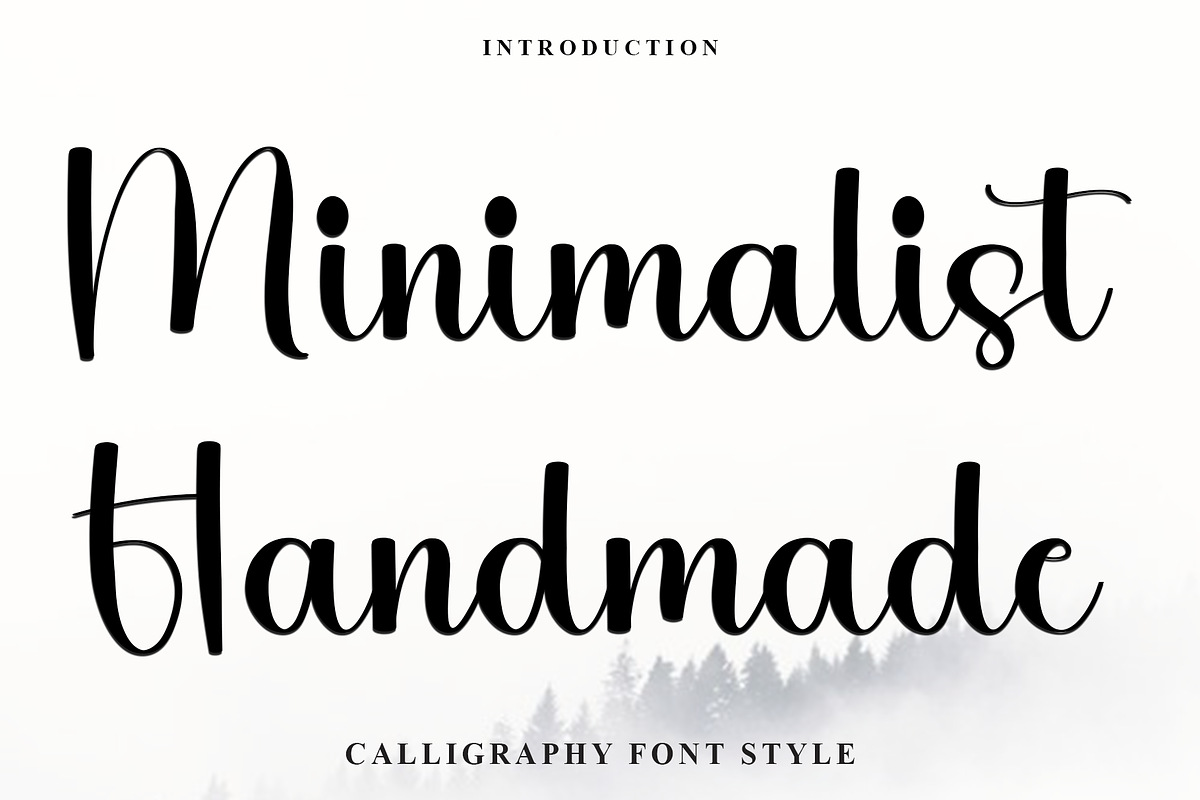 Minimalist Handmade, a Handwritten Font by FreshTypeINK (Photo 1 of 8)