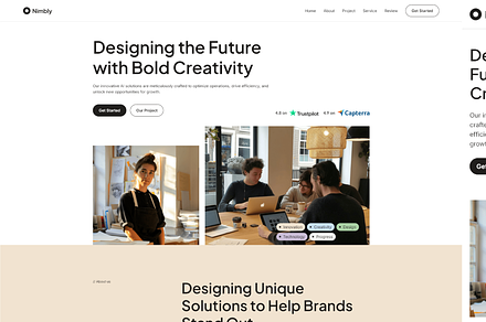 Nimbly Agency Framer Template