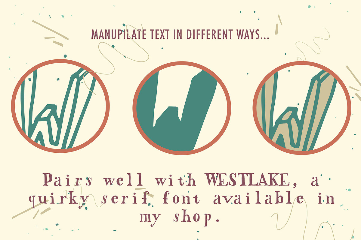 Cartagena Hand Drawn Font preview 6