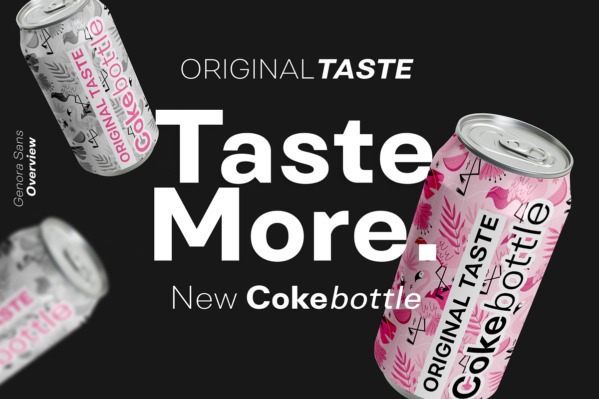 Genora Sans Serif Font Family, a Sans Serif Font by Pixesia Studio (Photo 14 of 15)
