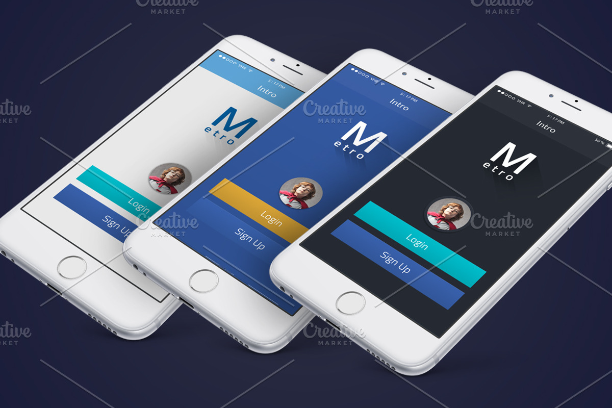 UI Mobile APP, an UI Kit Template by Alireza Farzad (Photo 2 of 6)