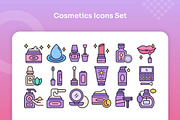 Cosmetics Icons Set - Filled Line, an Icon by Kmg Design (Thumbnail 2 of 3)