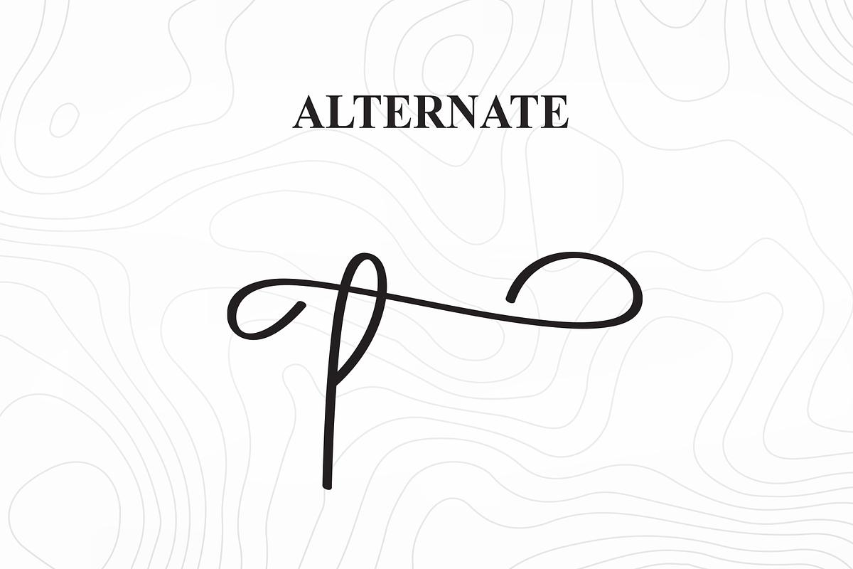 Outline | Script Font, a Handwritten Font by Scratchones (Photo 8 of 9)