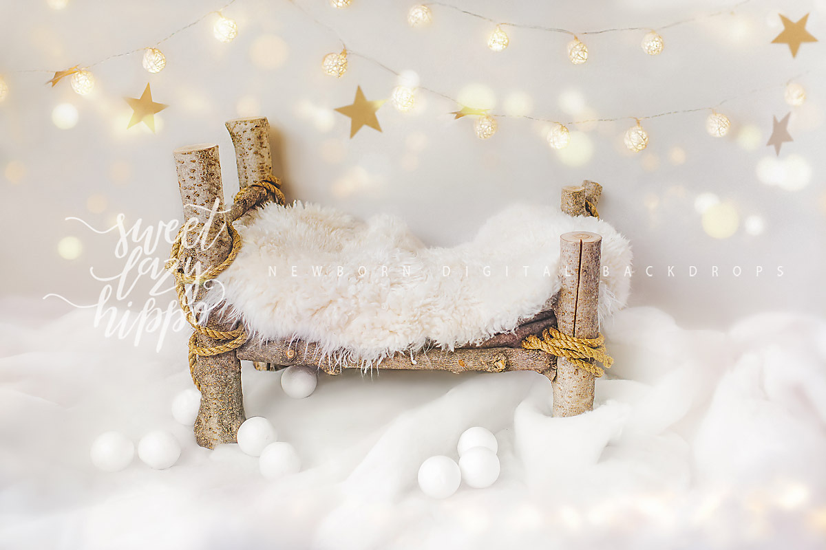 Christmas Newborn Digital Backdrop preview 2