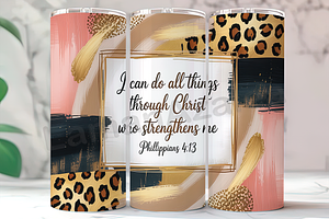 Faith & Scripture Christian Tumbler, an Arts & Entertainment Photo by LamanAzalea
