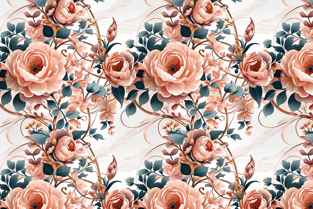 Tea Rose - Floral Patterns, a Pattern Graphic by Art Sproot (Photo 8 of 8)