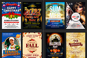 100-Party Flyers Bundle, a Flyer Template by AfzaalGraphics (Thumbnail 8 of 14)