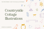 Countryside Cottage Illustrations, an Object Illustration by Mere Hunter (Thumbnail 1 of 5)