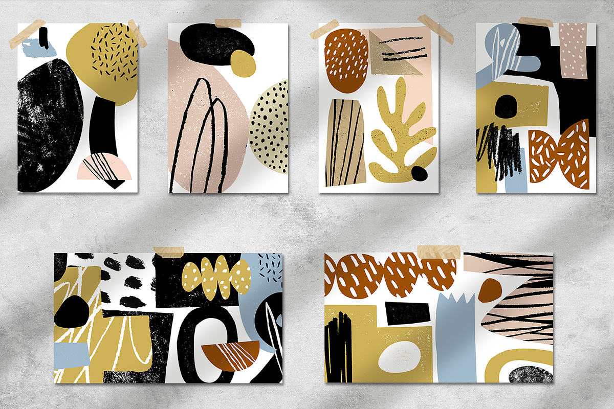 Abstract art cutouts, a Decorative Illustration by Mii Lab (Photo 5 of 17)