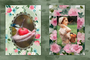 Hand-Painted Backgrounds & Frames, a Background Graphic by Essentially Nomadic (Thumbnail 3 of 16)
