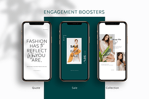 Fashionista II Instagram Templates