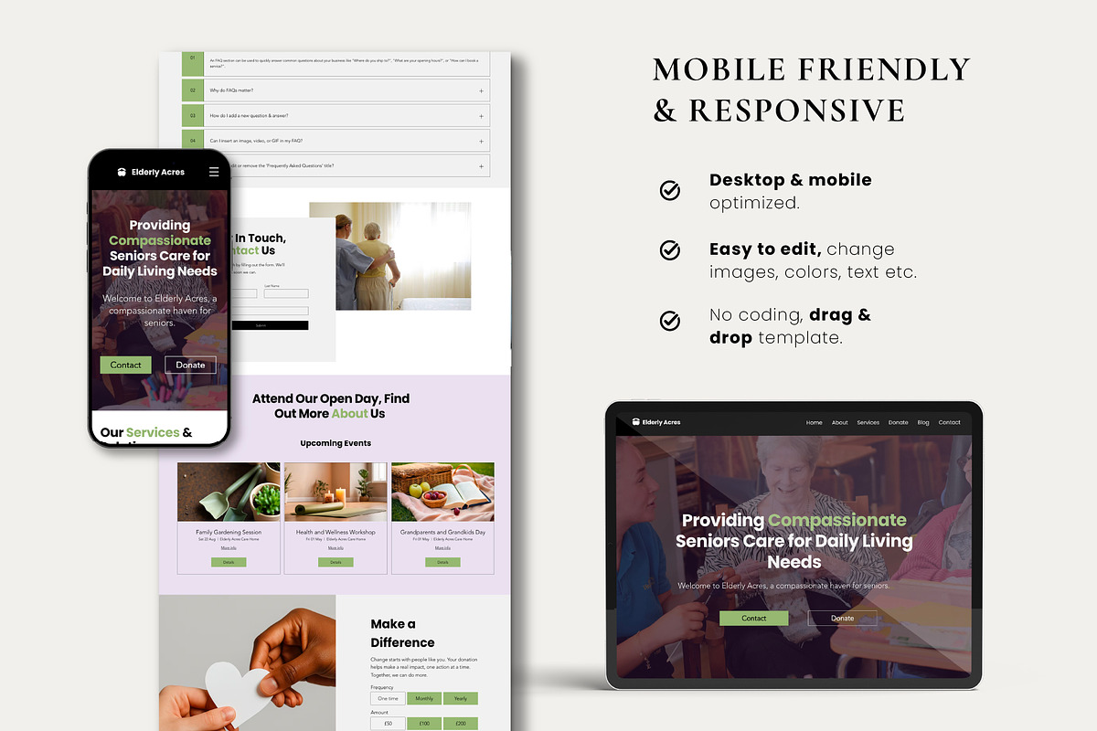 Wix Home Health Care Website, a Wix Template by Sky Dore Design (Photo 7 of 11)
