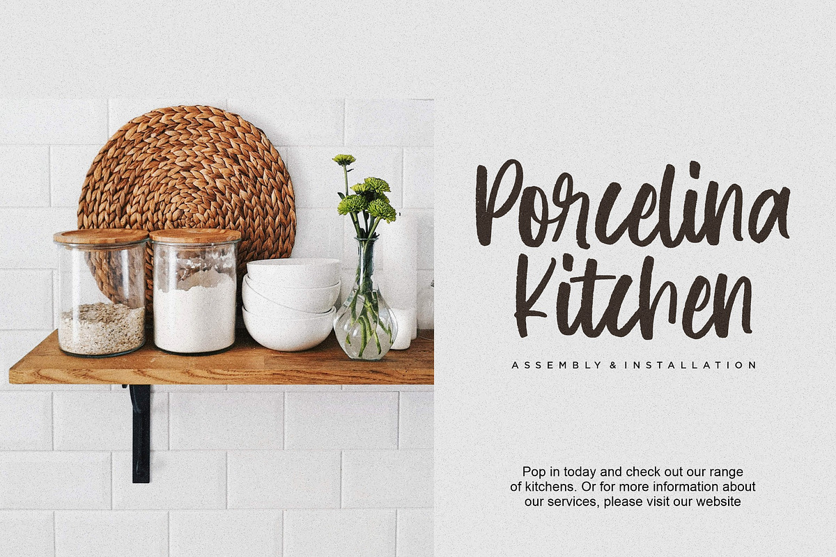 Peanut Toast - Handbrushed Font, a Script Font by Letterative Studio (Photo 4 of 5)