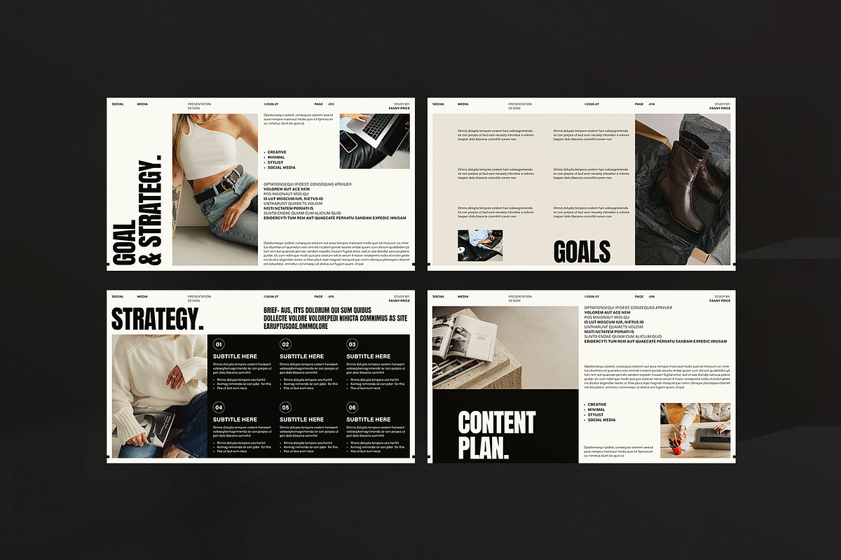 Social Media Strategy Presentation, a Presentation Template by ArtisanaAura (Photo 10 of 12)