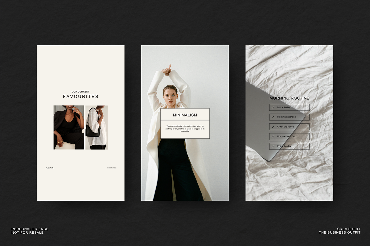 Minimal Instagram Stories - Canva, a Social Media Template by thebusinessoutfit (Photo 6 of 16)