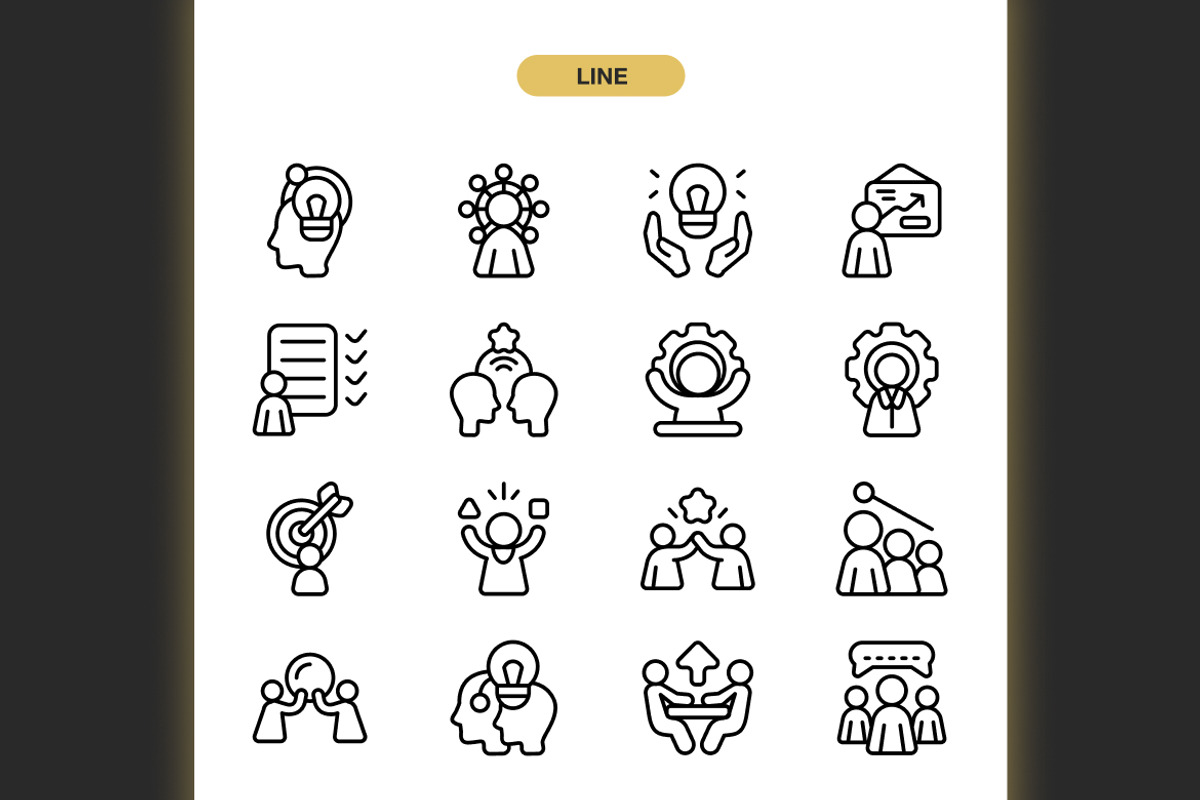 Team Building Icons, an Icon by Spacepixel Creative (Photo 2 of 3)