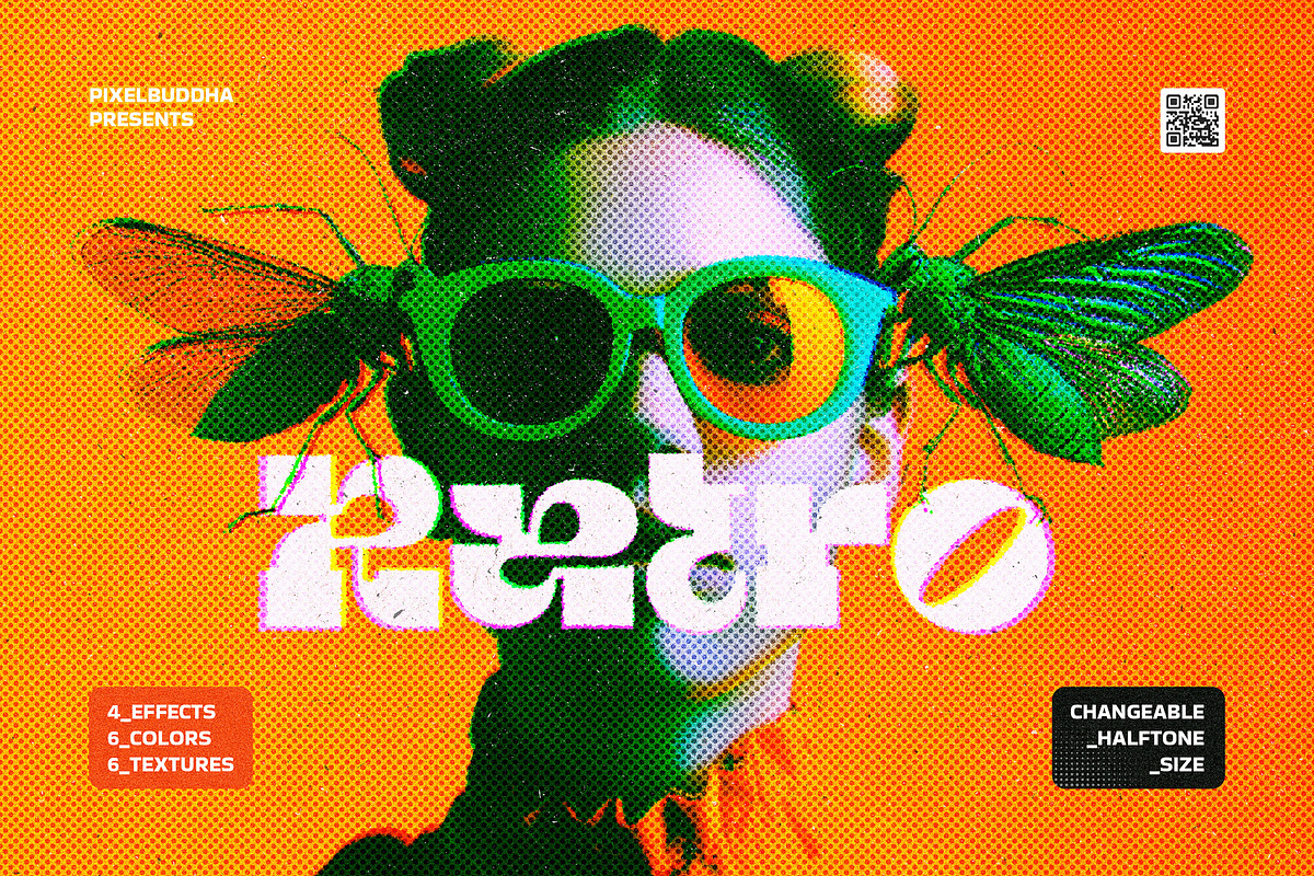 Halftone Vintage Photo Effect, a Layer Style Add-On by pixelbuddha.net (Photo 1 of 13)
