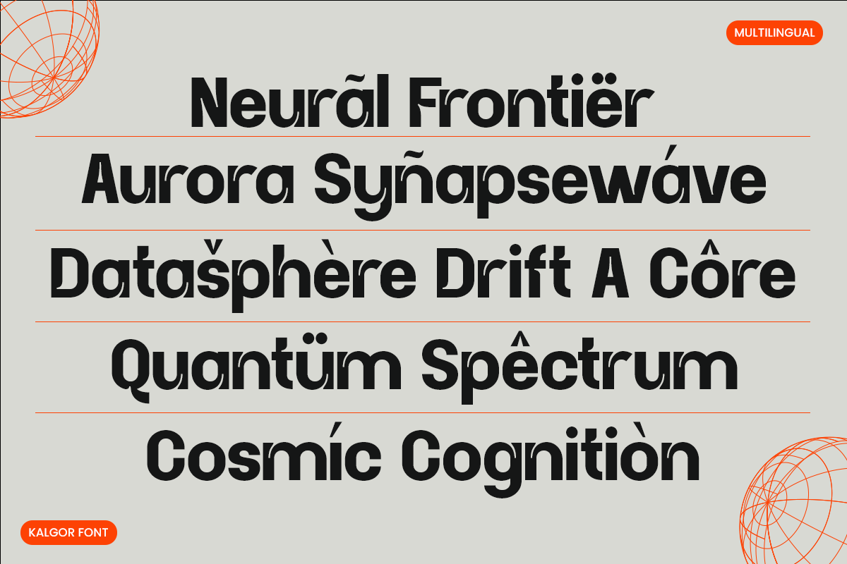 Technology Future Sans Font - Kalgor, a Sans Serif Font by Font Liner (Photo 8 of 10)