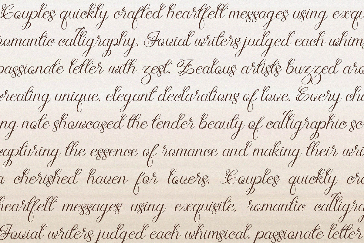 Rellydon Beautiful Calligraphy Font, a Script Font by Denustudios (Photo 9 of 13)