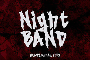 Night Band - Horror Font