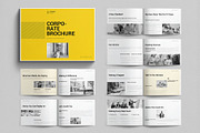 Corporate Brochure Landscape, a Brochure Template by E-Type (Thumbnail 1 of 7)