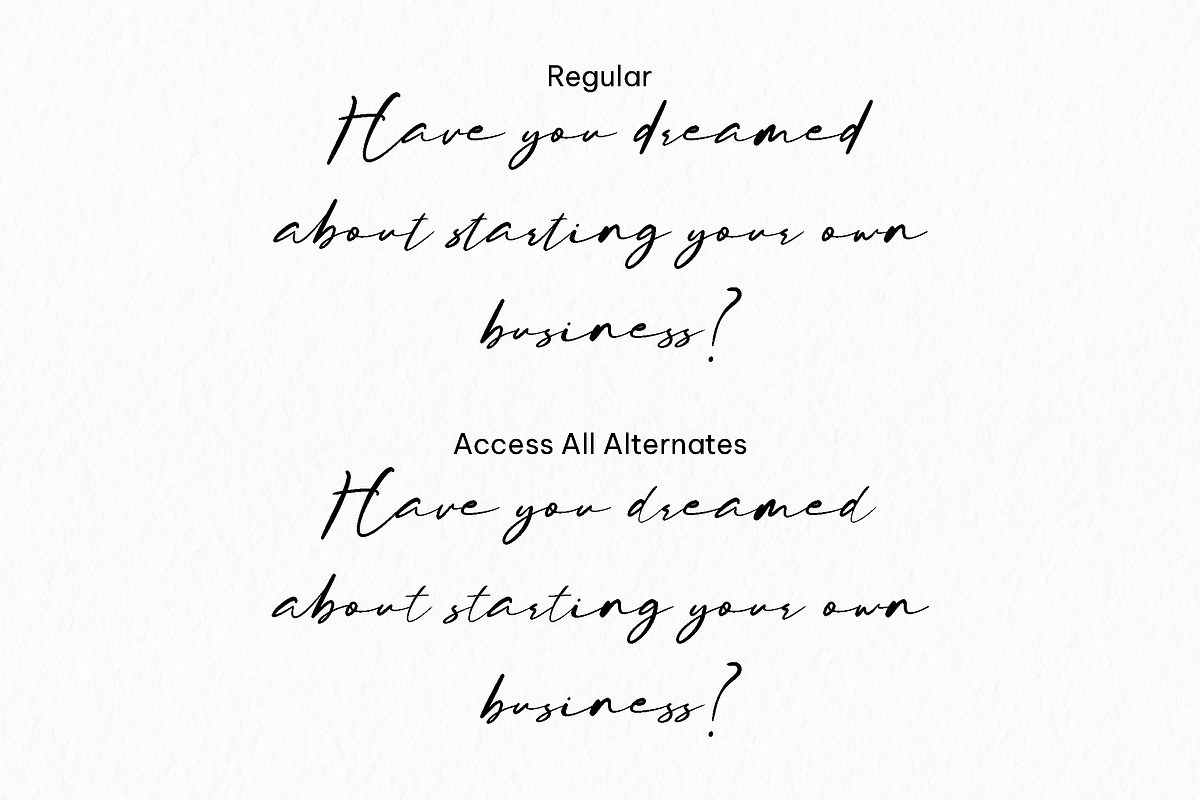 Koddam Miolin amazing script font, a Script Font by Fontcastle (Photo 5 of 7)
