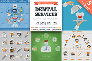 Dental Services Themes, a Healthcare Illustration by TAlex