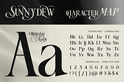 Sunnydew, a Serif Font by Burntilldead (Thumbnail 2 of 11)