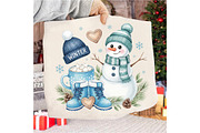 Funny Cute Snowman Png Christmas PNG, an Illustration by Libby Wishes (Thumbnail 3 of 7)