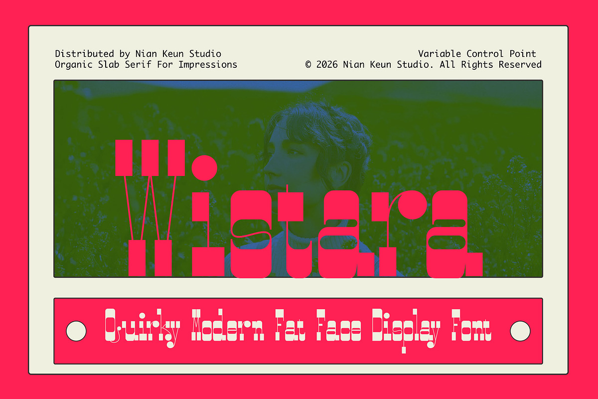 Wistara - Modern Slab Serif Display, a Slab Serif Font by Nian Keun Studio (Photo 1 of 7)