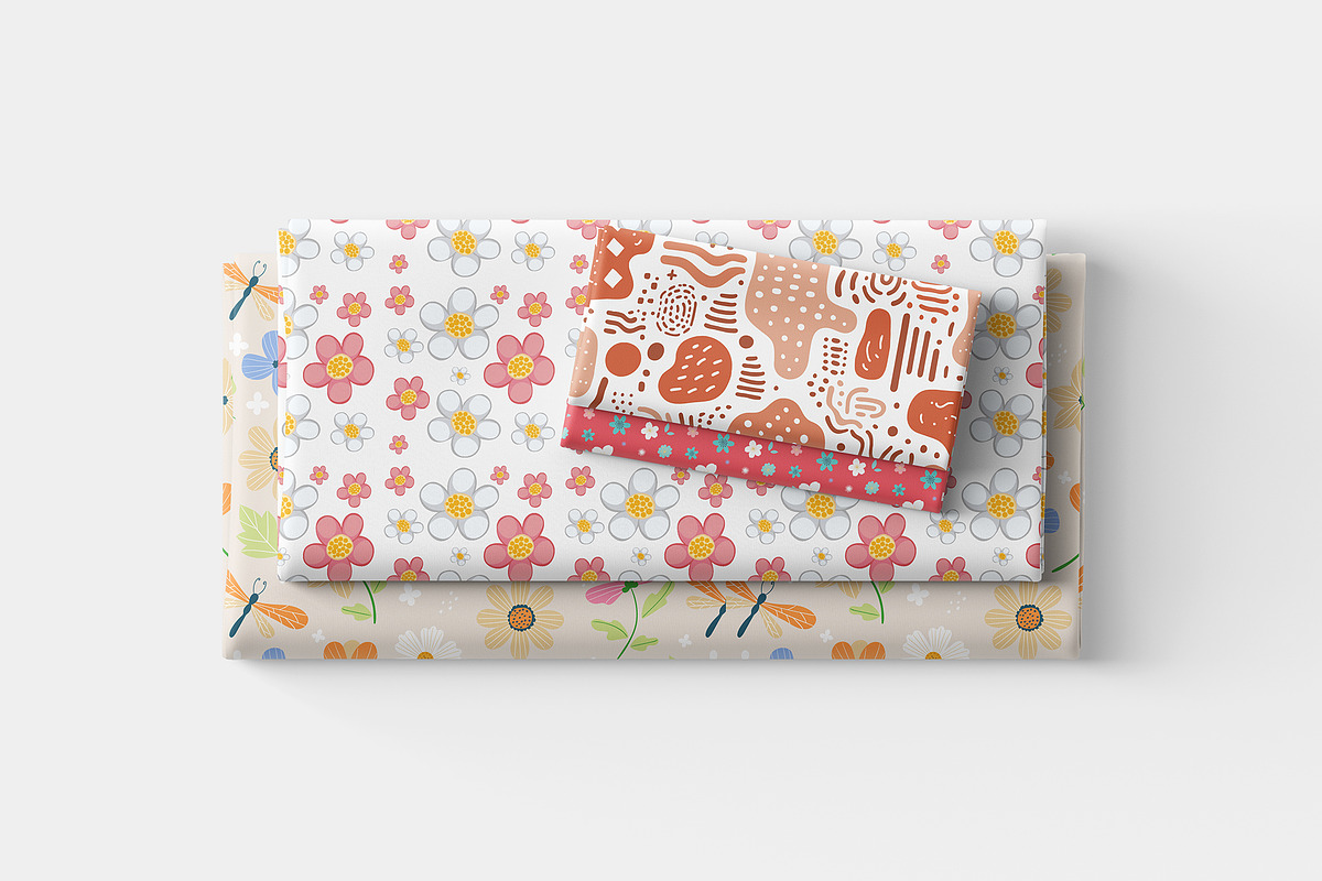 Folded Bedding Set Mockup 6 PSD, a Household Mockup by GraphicVil (Photo 4 of 9)