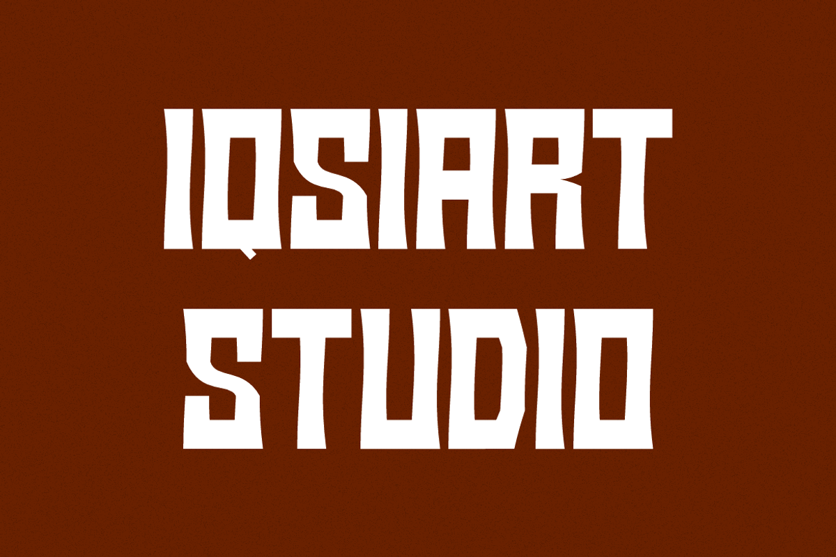 Sajocaz - Retro Font, a Sans Serif Font by Iqsiart Studio (Photo 4 of 6)