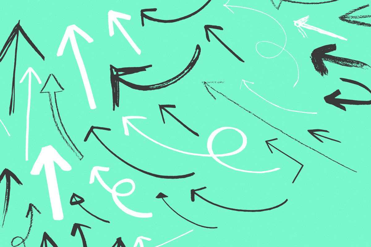 Handmade Vector Arrow Collection, an Object Graphic by Abbie May (Photo 4 of 5)