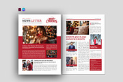 Christmas Newsletter Template, a Stationery Template by Design Zone (Thumbnail 1 of 7)